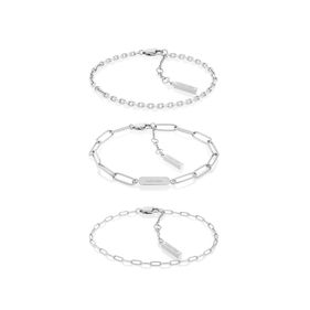 Pulsera Calvin Klein Gift Set de acero platedo 35000434