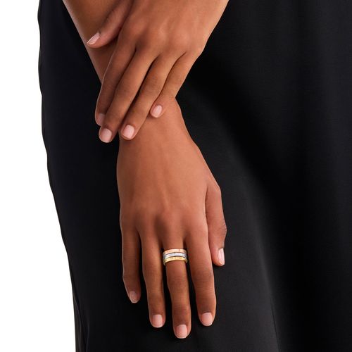 Anillo Calvin Klein Soft Squares de acero 35000458D