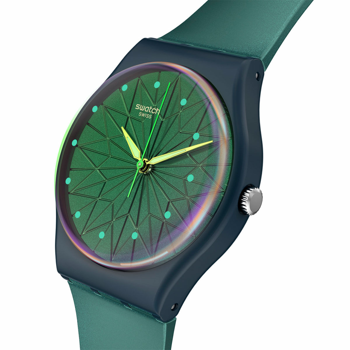 Reloj discount swatch verde