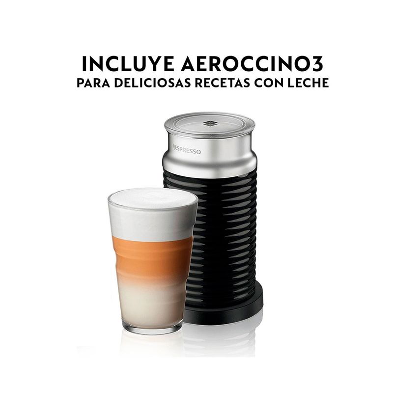 Cafetera Nespresso Essenza Mini Roja + Aeroccino Espumador - Style Store
