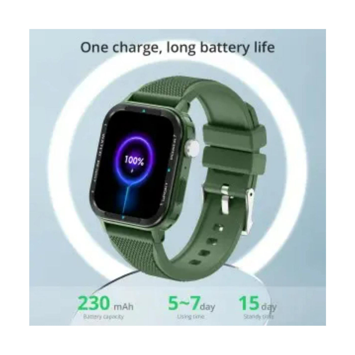 Smartwatch Colmi M41 Silver Silicone - Style Store