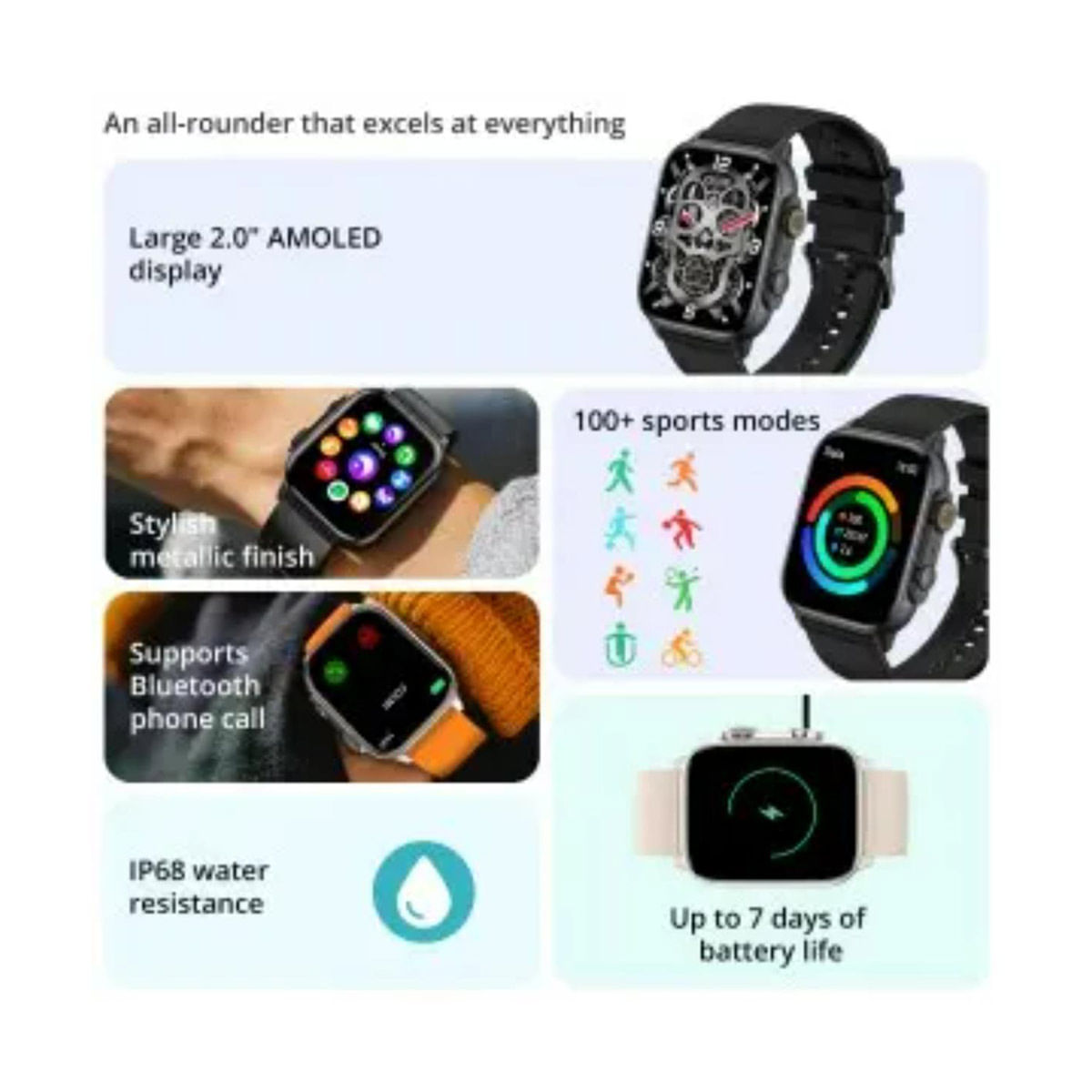 Smartwatch Colmi C81 Black - Style Store
