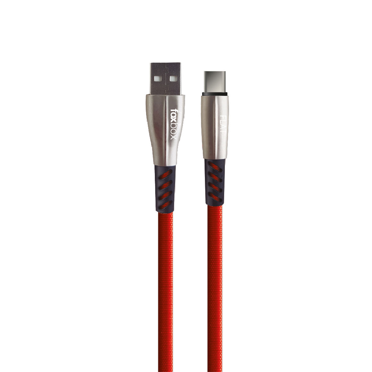 Cable Foxbox Flat Type-c Rojo