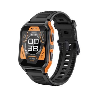 Smartwatch Colmi P73 Silicona Negro y Naranja