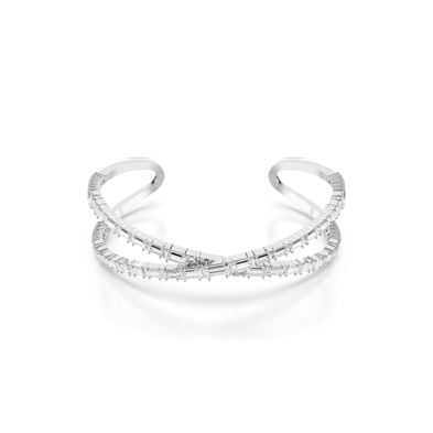 Pulsera Swarovski Hyperbola Infinity Blanco con baño de rodio
