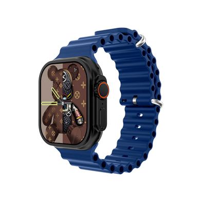 Smartwatch Laxasfit i9 Ultra Max Silicone Blue strap