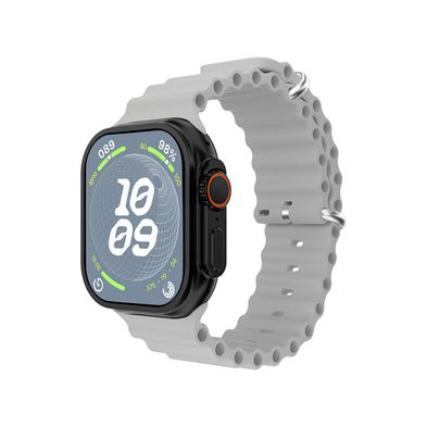 Smartwatch Laxasfit T900 Ultra 2 Silicone silver strap