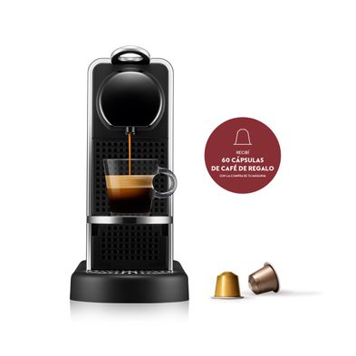 Cafetera Nespresso Citiz Platinum Plateada