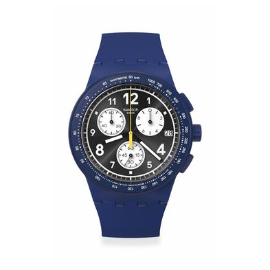 Reloj Swatch Nothing Basic About Blue de silicona SUSN418