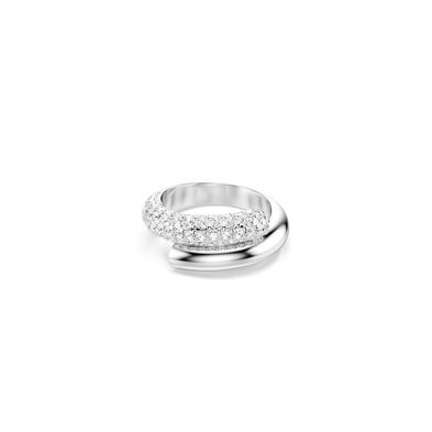 Anillo Swarovski Dextera Blanco con Recubrimiento en Baño de rodio