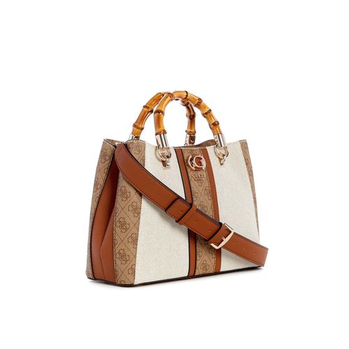 Cartera Guess Satchel Kerima Latte