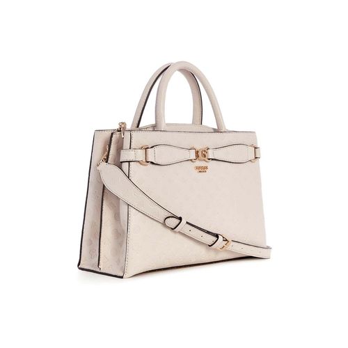 Cartera Guess Satchel Arlena Beige