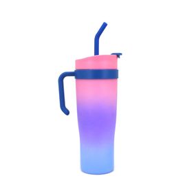 Vaso Trendy con mango degrade Azul