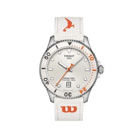Reloj Tissot Seastar Wilson WNBA de cuero 1204101701100