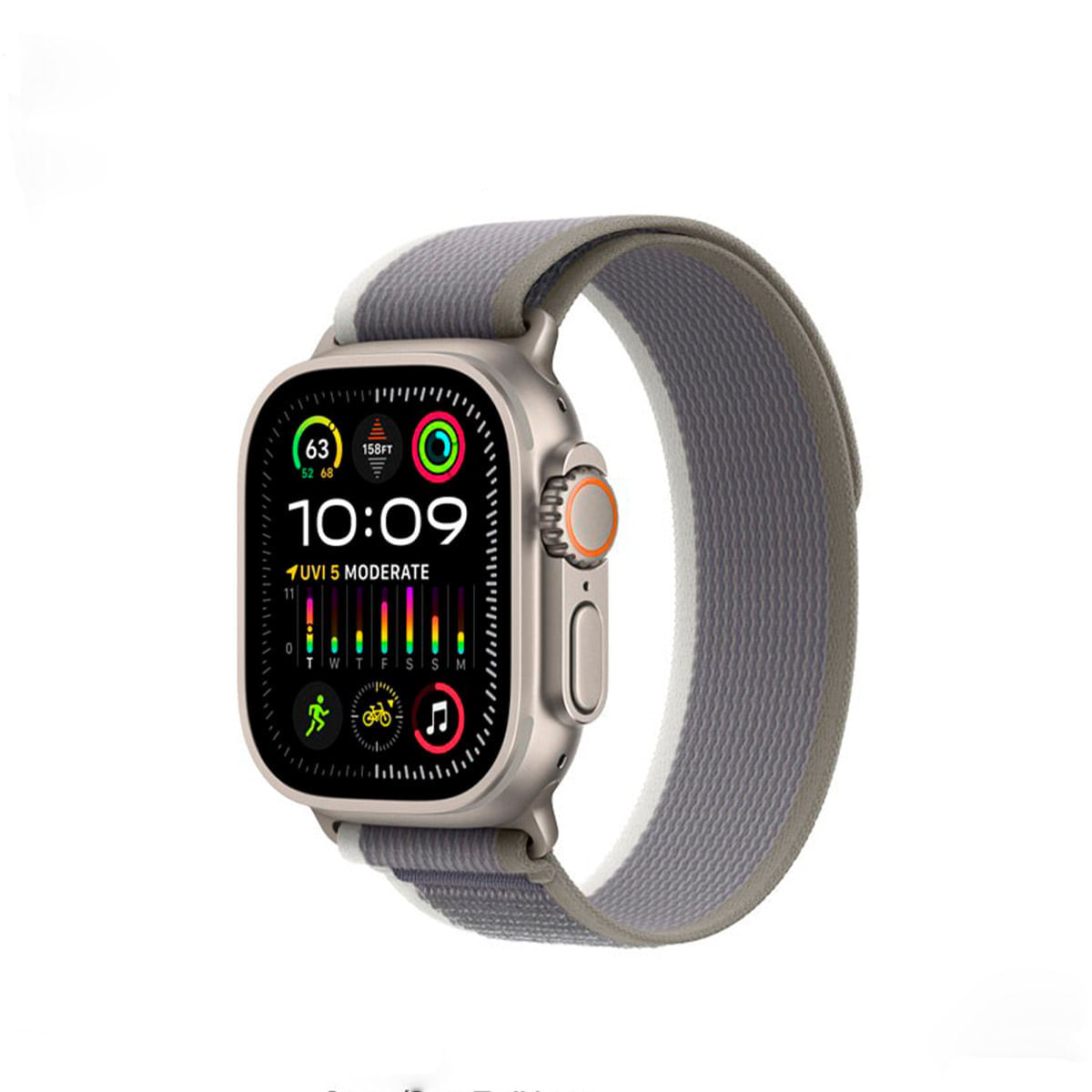Apple Watch Ultra GPS Cellular, 49mm Correa Trail Loop Gris