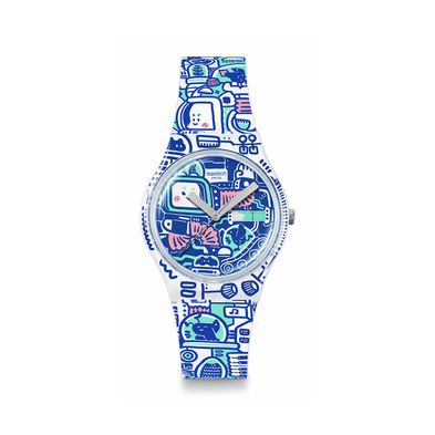 Reloj Swatch B-Bot de Silicona SO28Z702