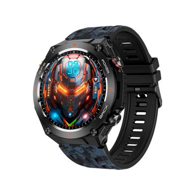 Smartwatch Colmi V75 GPS Correa Silicona Camuflada Azul y negro