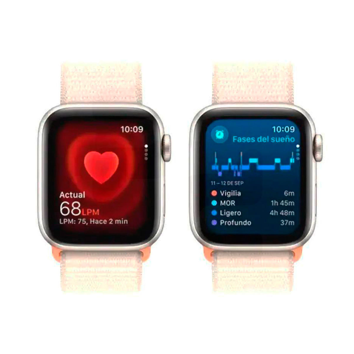 Apple Watch SE GPS 40mm Correa de Tela Beige Style Store