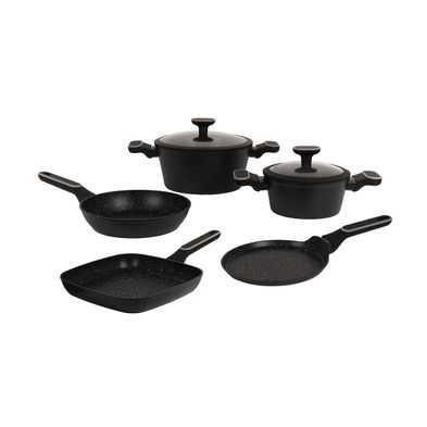 Set de Batería Carol 5 Piezas Antiadherente Negro