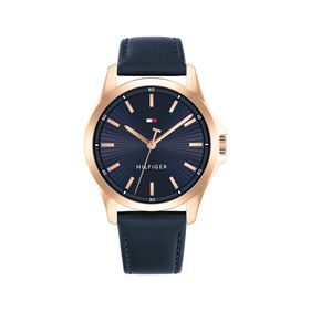 Reloj Tommy Hilfiger 1792189 de Cuero Azul