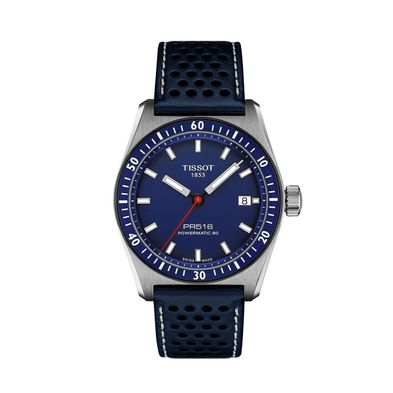 Reloj Tissot PR516 Powermatic 80 de Cuero 1494071604100