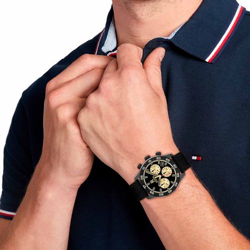 Reloj Tommy Hilfiger de Silicona Negra TH1792182