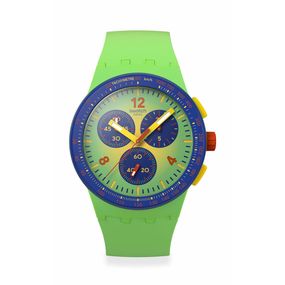Reloj Swatch Flowing Freshly de Silicona