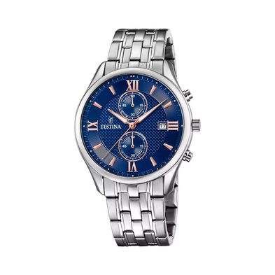 Reloj Festina Timeless Cronógrafo de Acero F6854.6