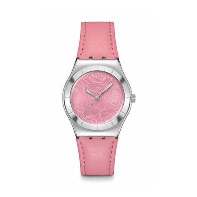 Reloj Swatch Pink Petal Promise de Cuero