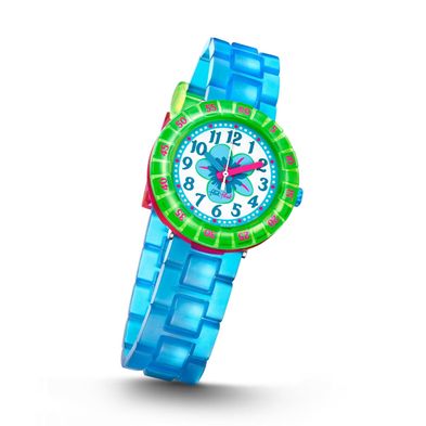 Reloj Flik Flak Chewy Blue de Plástico