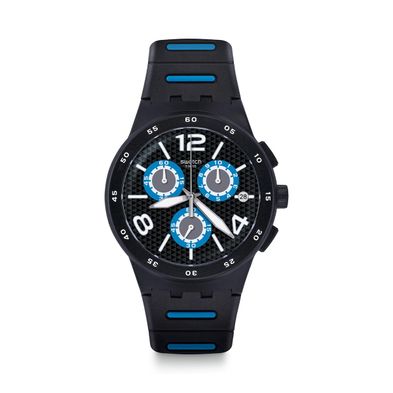 Reloj Swatch Black Spy de Silicona