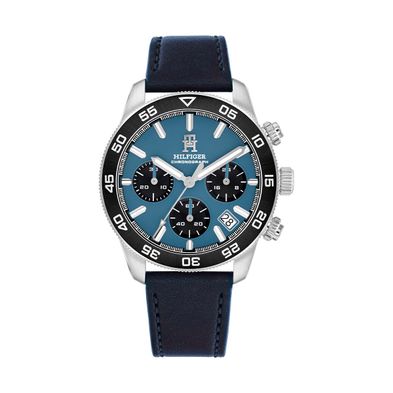 Reloj Tommy Hilfiger para Hombre de Cuero Azul 1792187