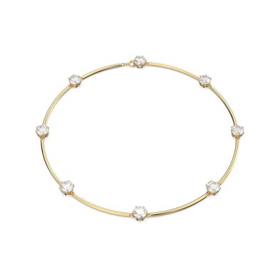 Collar Swarovski Constella Blanco - Baño tono Oro