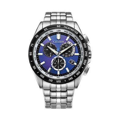 Reloj Citizen Cronógrafo para Hombre de Acero - Modelo Eco Drive PCAT - CB587481L