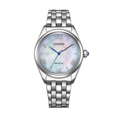 Reloj Citizen Analógico para Mujer de Acero - Modelo Eco Drive - EM114080D