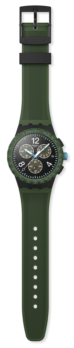Reloj Swatch Olive Rush de Silicona - Style Store