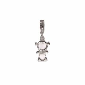 Charm Carmín Nena Colgante de Plata