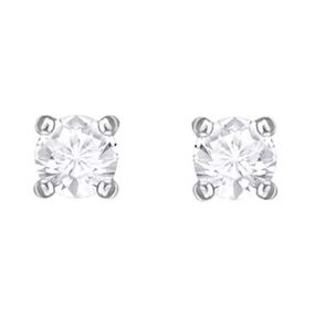 Aros Attract Round Blanco - Baño de Rodio