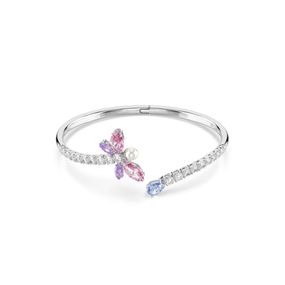 Brazalete Ariana Grande x Swarovski, Tallas mixtas, Libélula, Multicolor, Baño de rodio